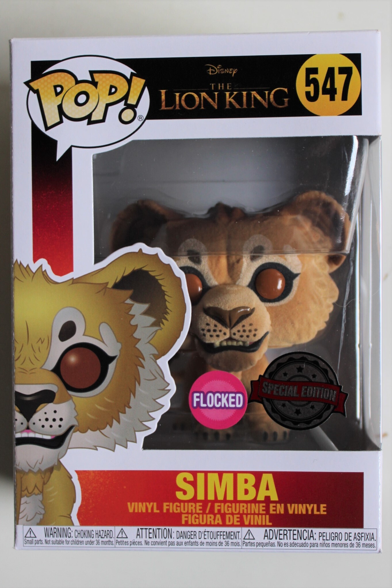 Lion king Simba (Live Action) (Flocked) (SE)